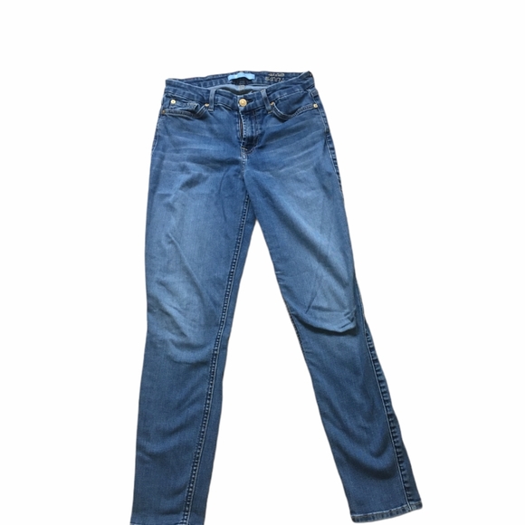 Seven For All Mankind The Ankle Skinny Jeans Sz 26 - Picture 3 of 6
